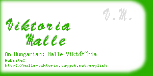 viktoria malle business card